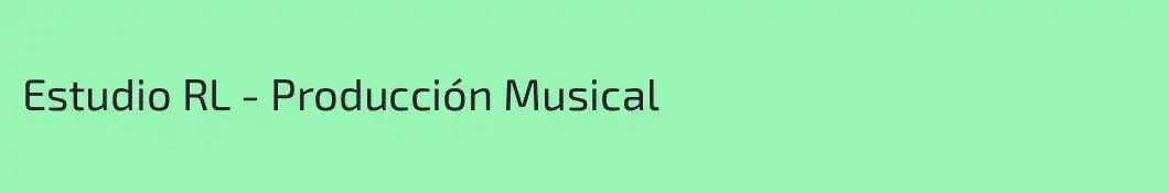 Estudio RL - Producción Musical